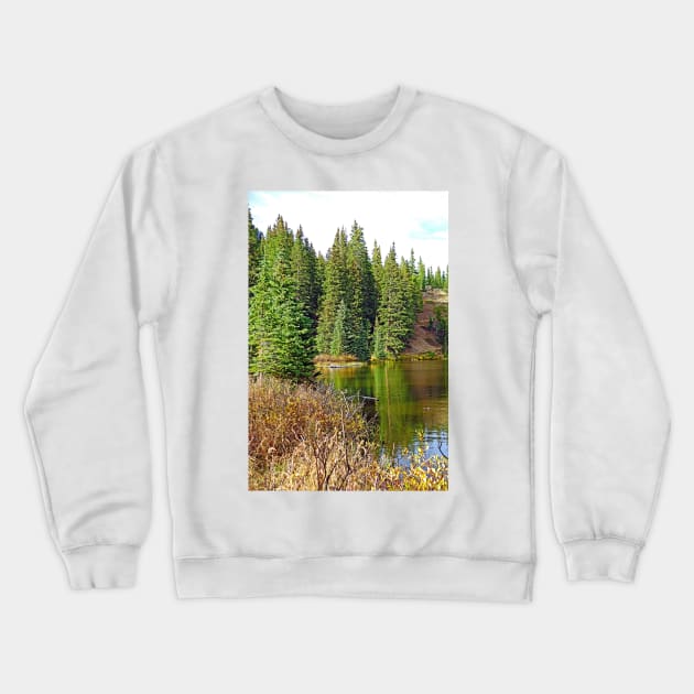 Lake Irene in Autumn Study 13-3 Crewneck Sweatshirt by bobmeyers